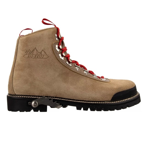 Off-White Hiking Boots Tan Suede with Red and Brown laces Men’s 8 - Picture 3 of 10